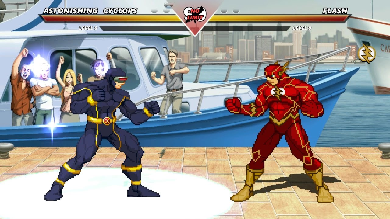ASTONISHING CYCLOPS vs FLASH - Highest Level Awesome Fight!