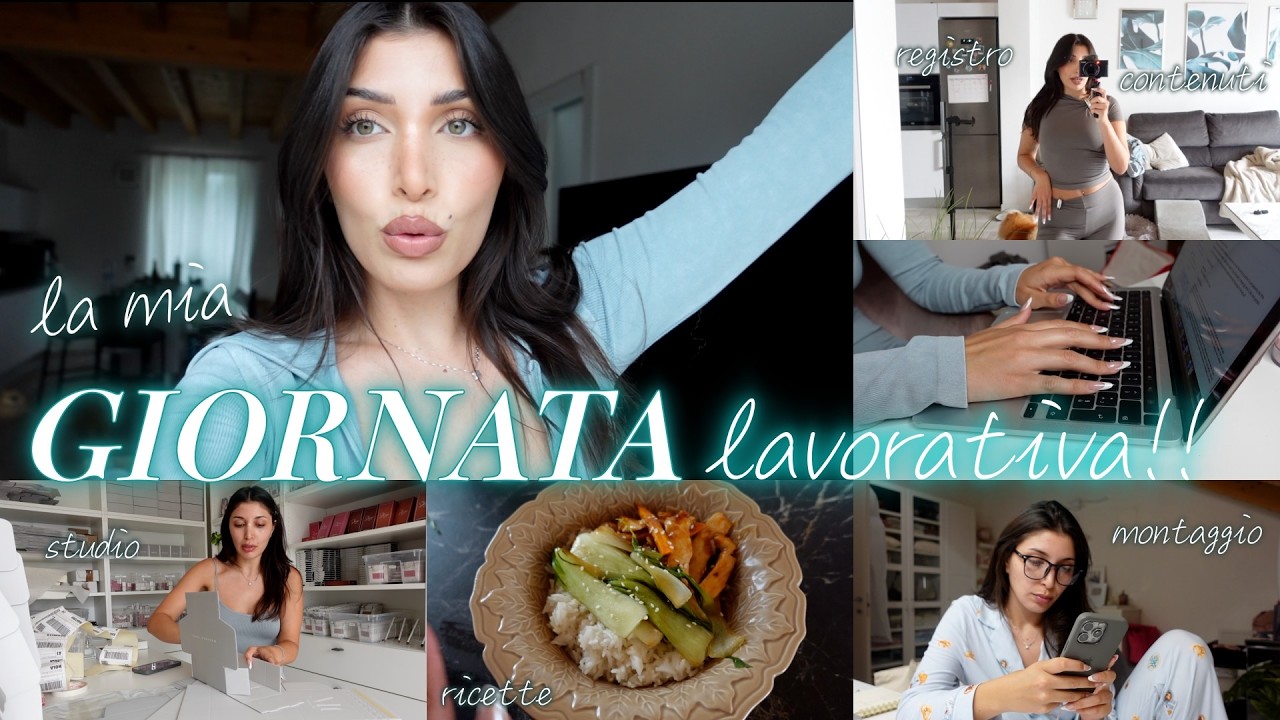 LA MIA GIORNATA LAVORATIVA 💻🩵 | MelissaTani