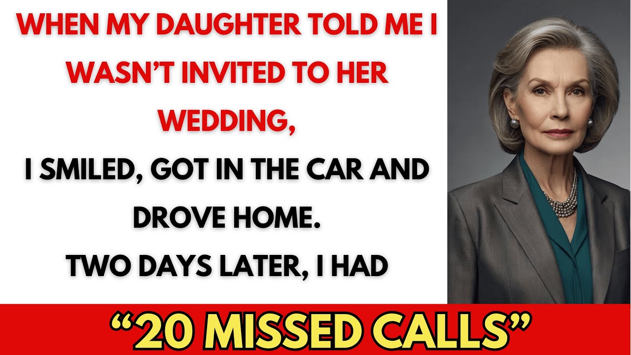My Daughter Said There Was No Seat for Me at Her Wedding — So I Canceled the Entire Wedding
