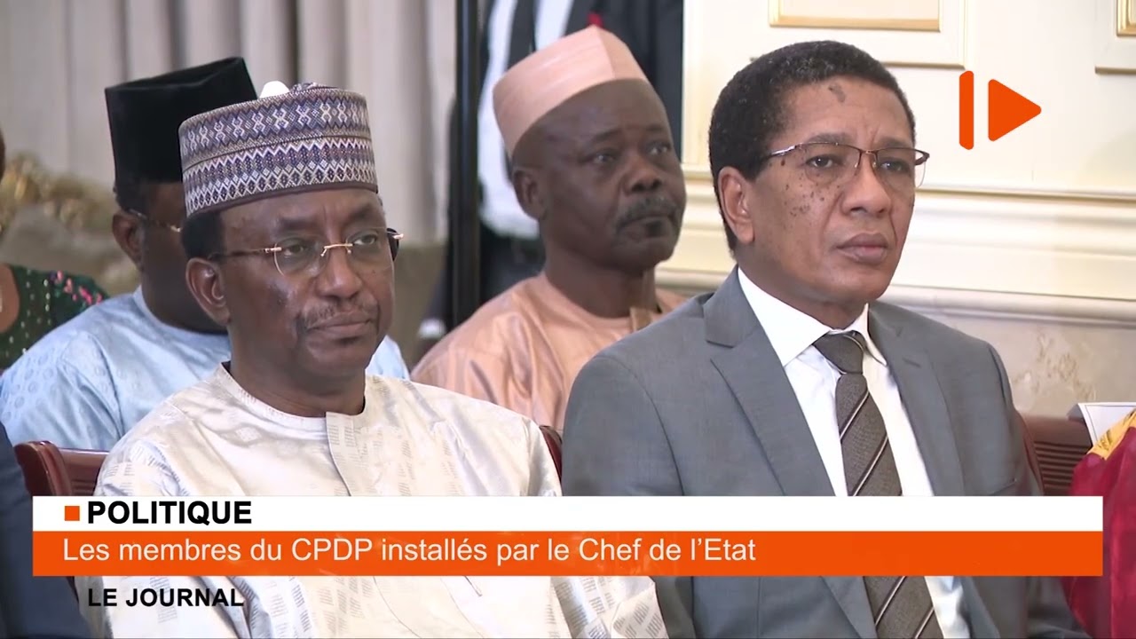 Tchad : Discours du Président Mahamat Idriss Déby lors de l’installation des membres du CPDP
