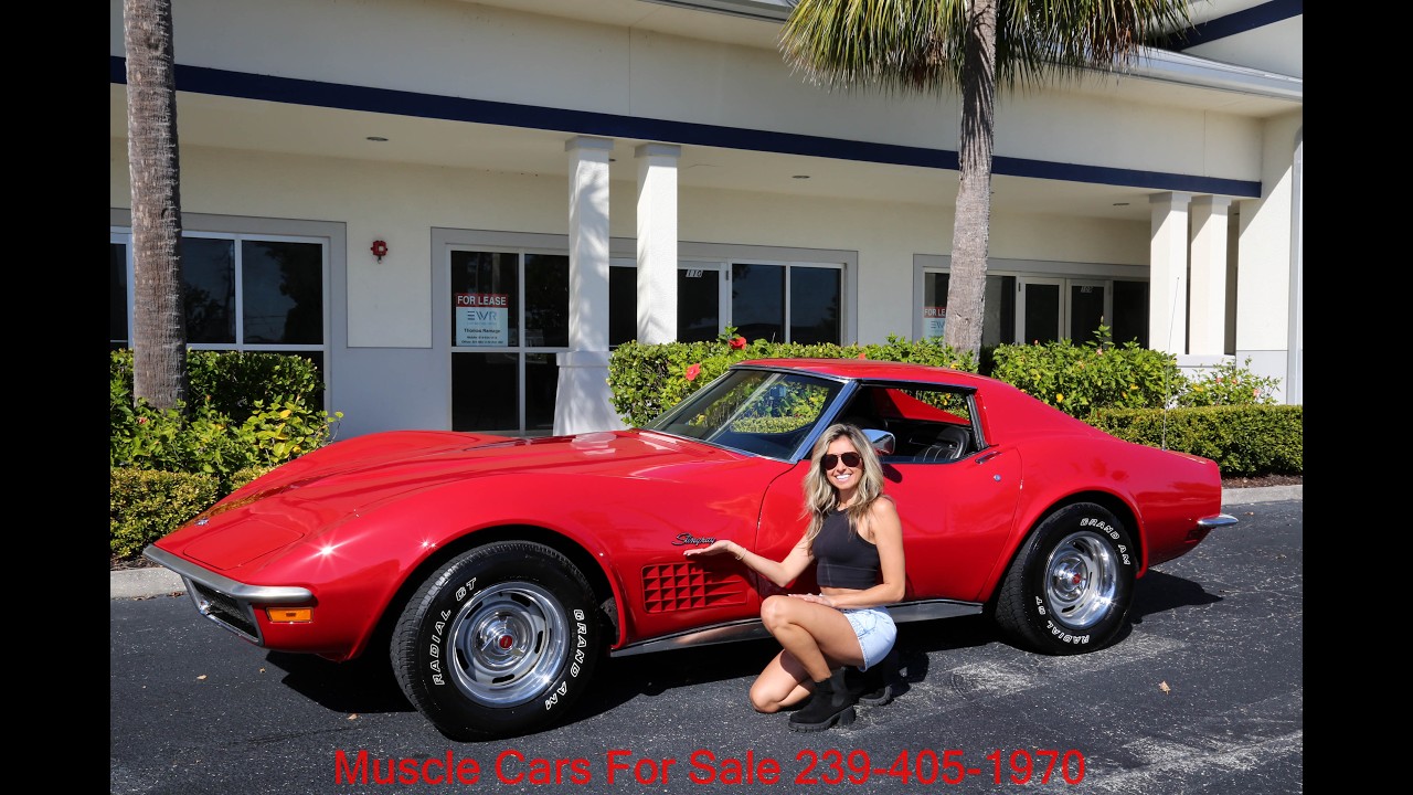 1971 Beautiful 1971 Chevrolet Corvette Stingray $34000.00 239-405-1970 www.musclecarsforsale.com