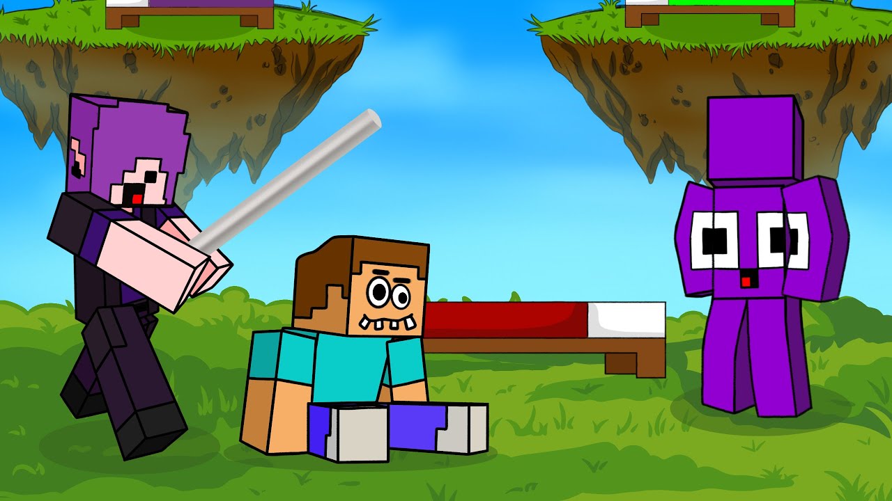 Bedwars com Inscritos MAS EU AMASSO A CABEÇA deles COM UM CANO de FERRO