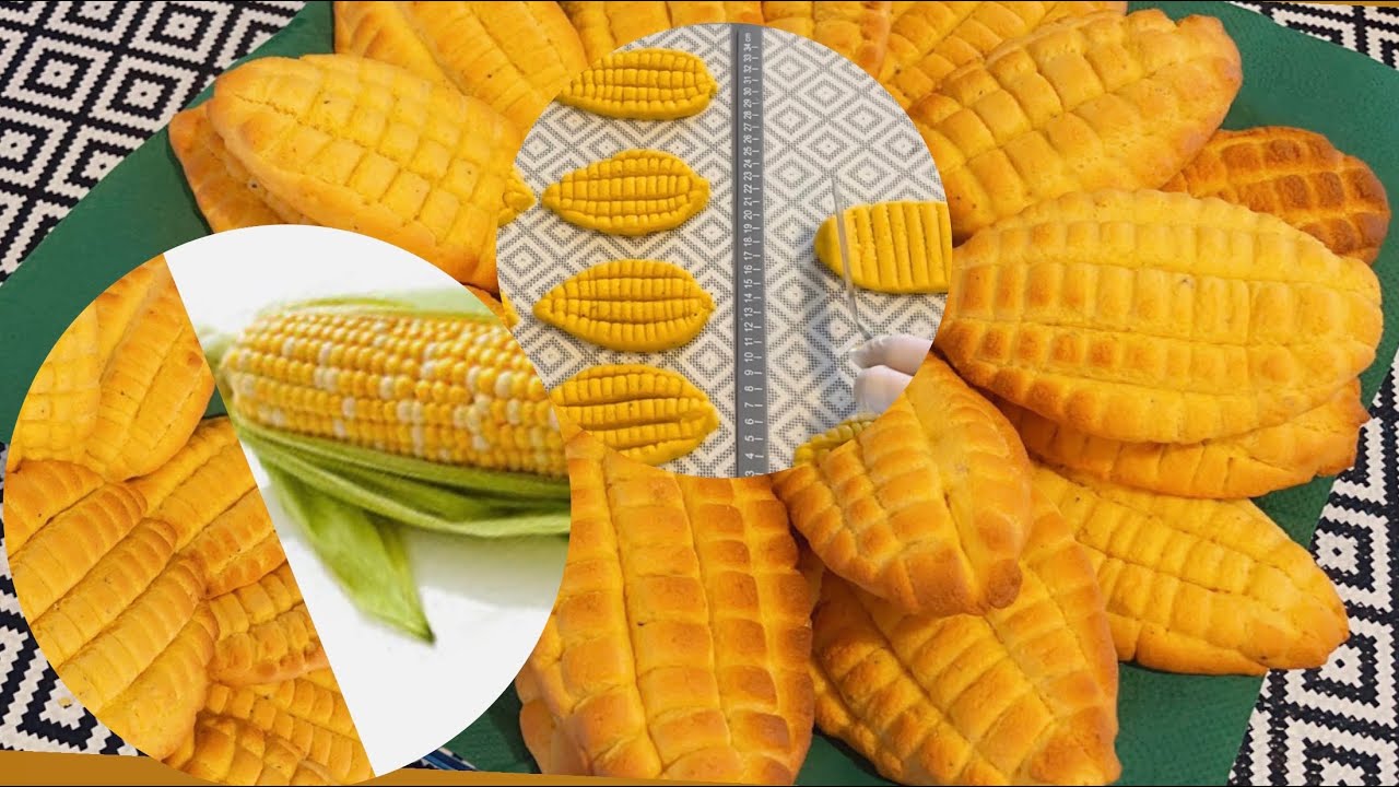 Corn Cookies //# #کلچه  جواری  #کلچه از آرد#ذرت #dessert