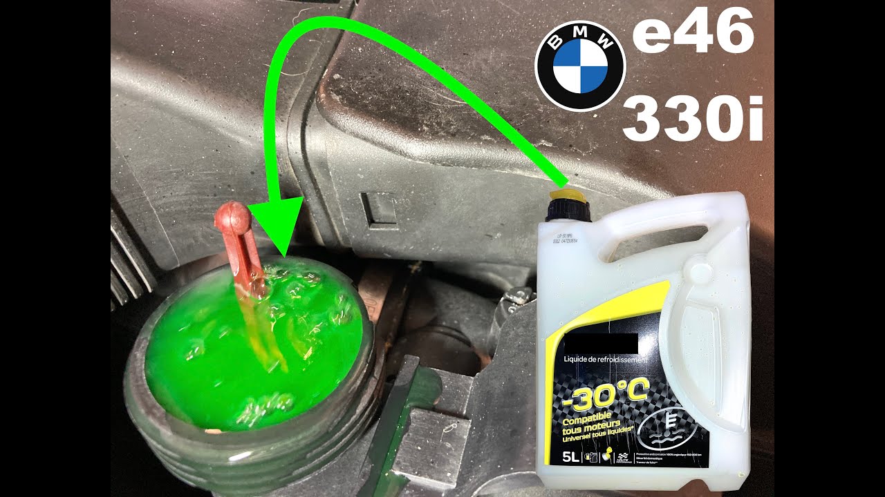 Purger le système refroidissement d'une BMW e46.