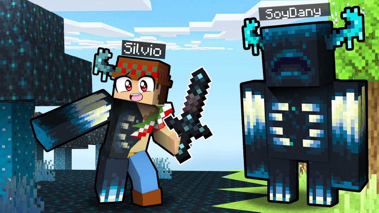 &iexcl;PASO Minecraft PERO los WARDEN me AYUDAN! 😂🌌💀 SILVIOGAMER MINECRAFT PERO
