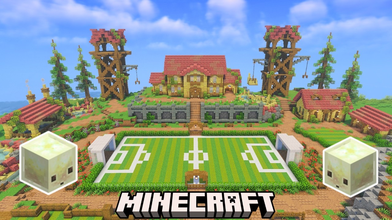I built a Village for the NEW Sulfur Cubes in Minecraft