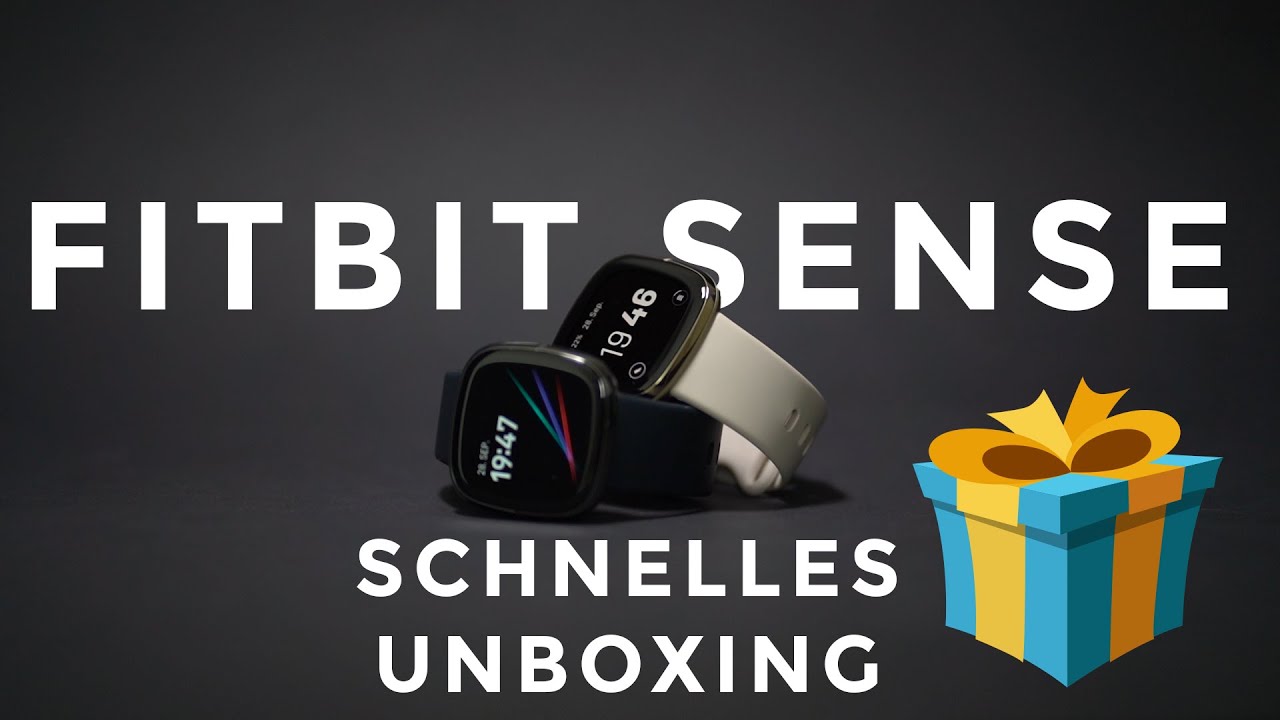 Schnelles Unboxing der neuen Fitbit Sense (deutsch)