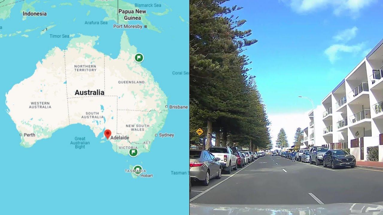 4K DASH CAM AUSTRALIA. Victor Harbor, South Australia.