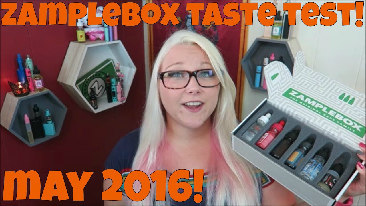 ZampleBox Taste Test for May 2016! | TiaVapes Review