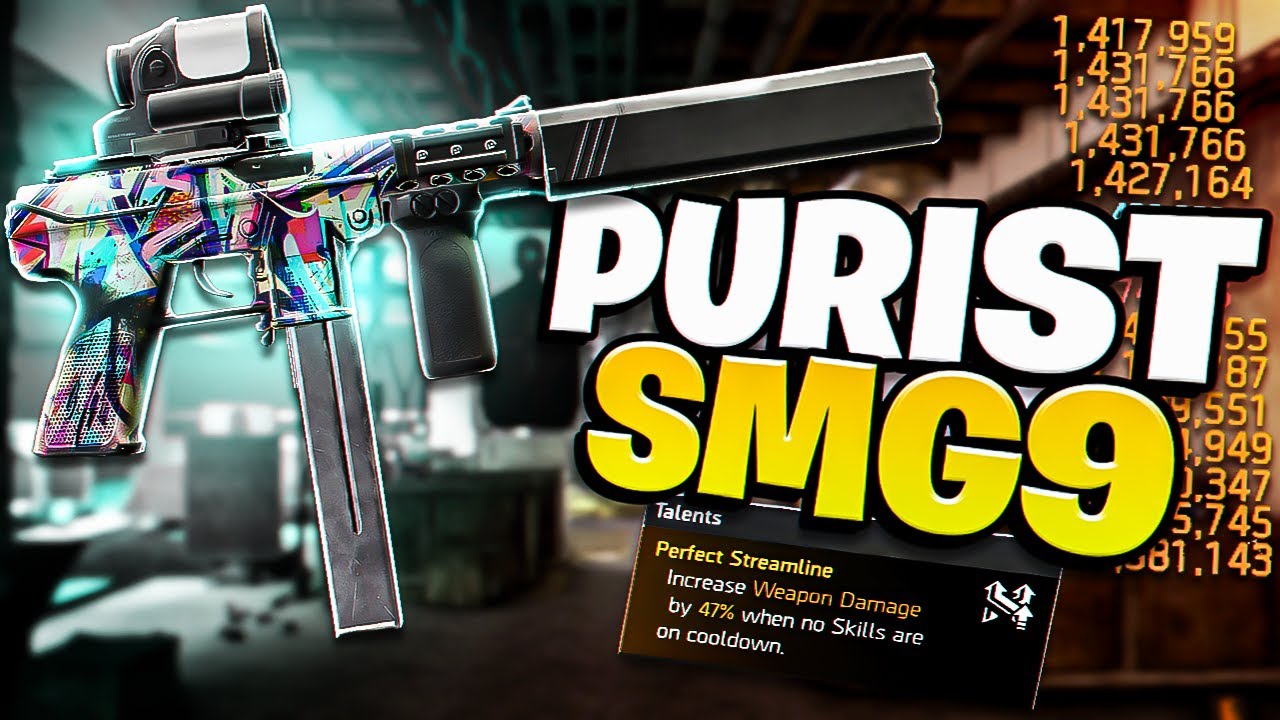 *NEW NAMED SMG* Purist build | Massive burst Damage | The Division 2 Striker & Exodus Gloves