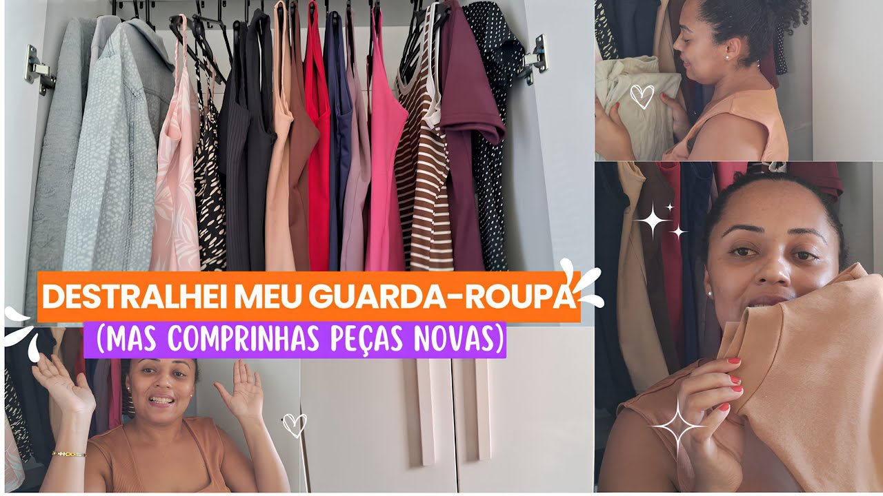 Destralhe no Guarda-roupa mas compras  Minimalista 