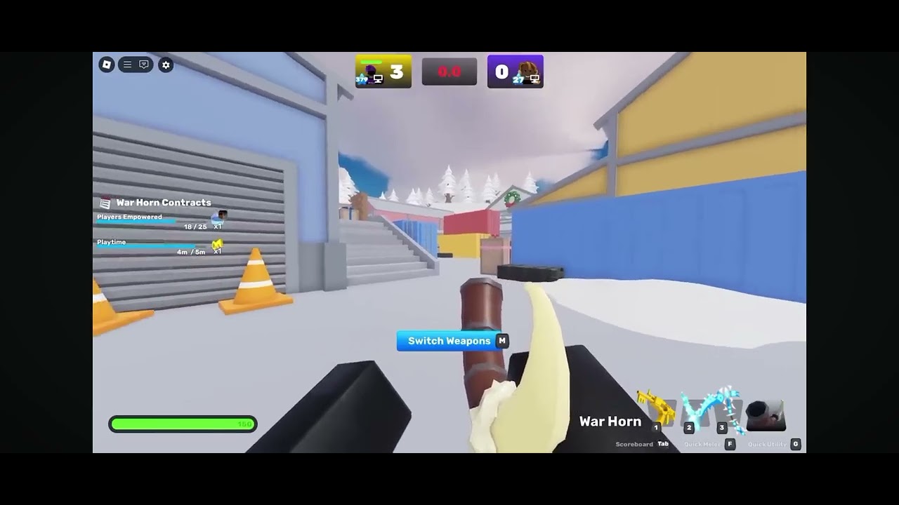 Real footage of the mammoth war horn sound