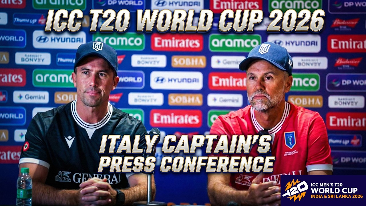 Nepal vs Italy - Italian Captain Press Conference T20 World Cup 2026