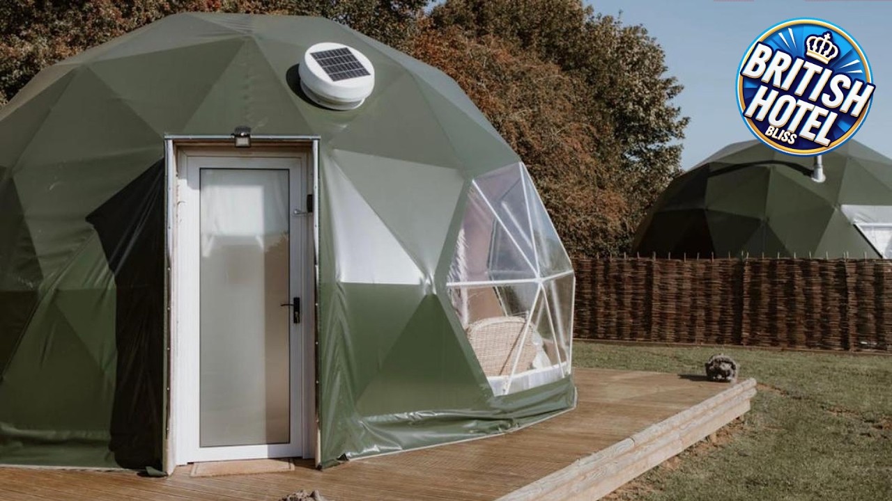 Star gazing Dome 1 with log burner | Oxford, United Kingdom | Hotel Review 🏩