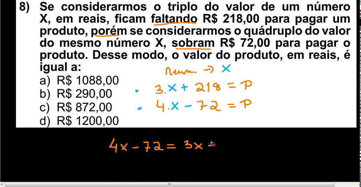 MATEMÁTICA   IBFC 18   EXPRESSÕES ALGÉBRICAS   QUESTÃO DE CONCURSO