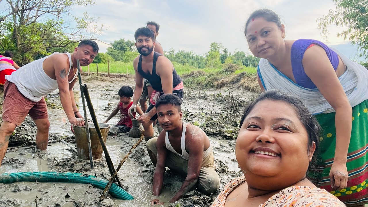 মেনেজাৰ ছাৰ আৰু উজ্বল দাৰ লগত মৰানত মাছ মাৰিলো এইবাৰ 🫣