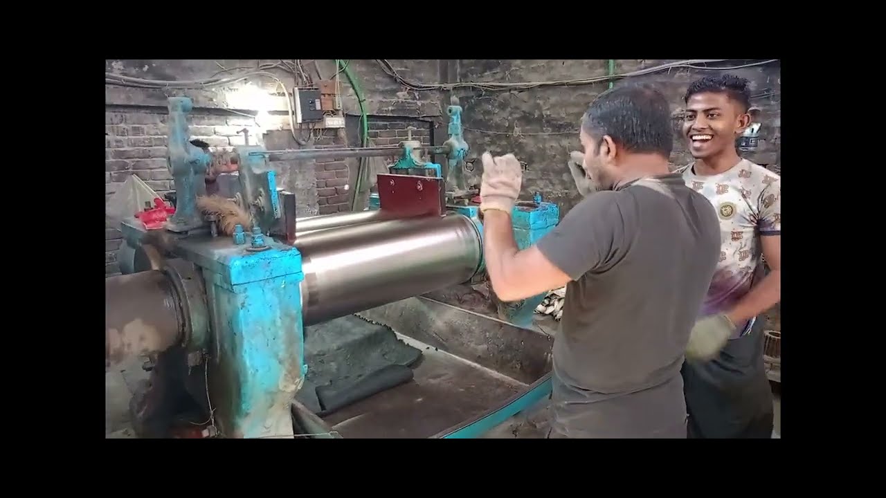 How to make Cow Mats in Bangladesh #গরুর সিট কারখানা #Cow mat #রাবার বাজার