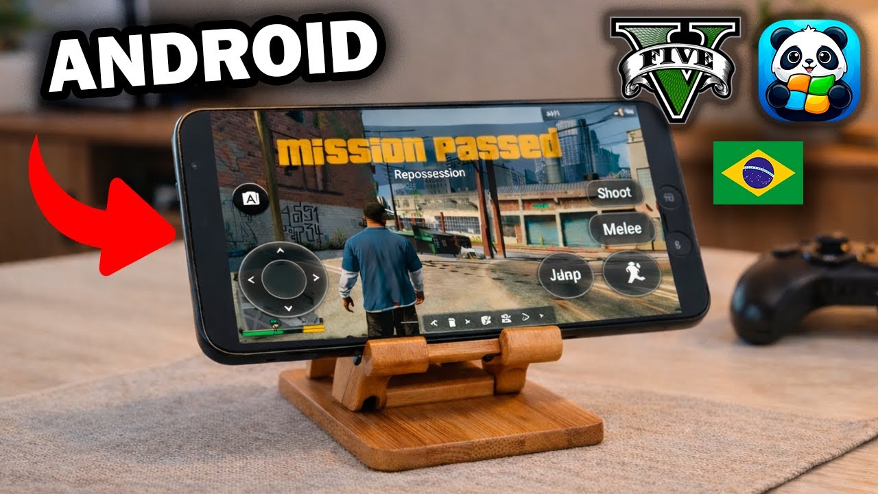 Como RODAR GTA V no ANDROID com Emulador do Windows JOGAR GTA V no ANDROID 2026