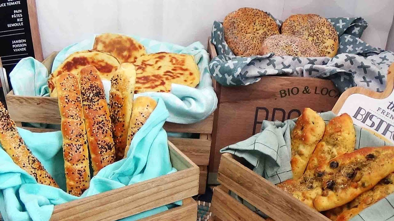 4 modèles de Pains moelleux avec la même pâte à la semoule
