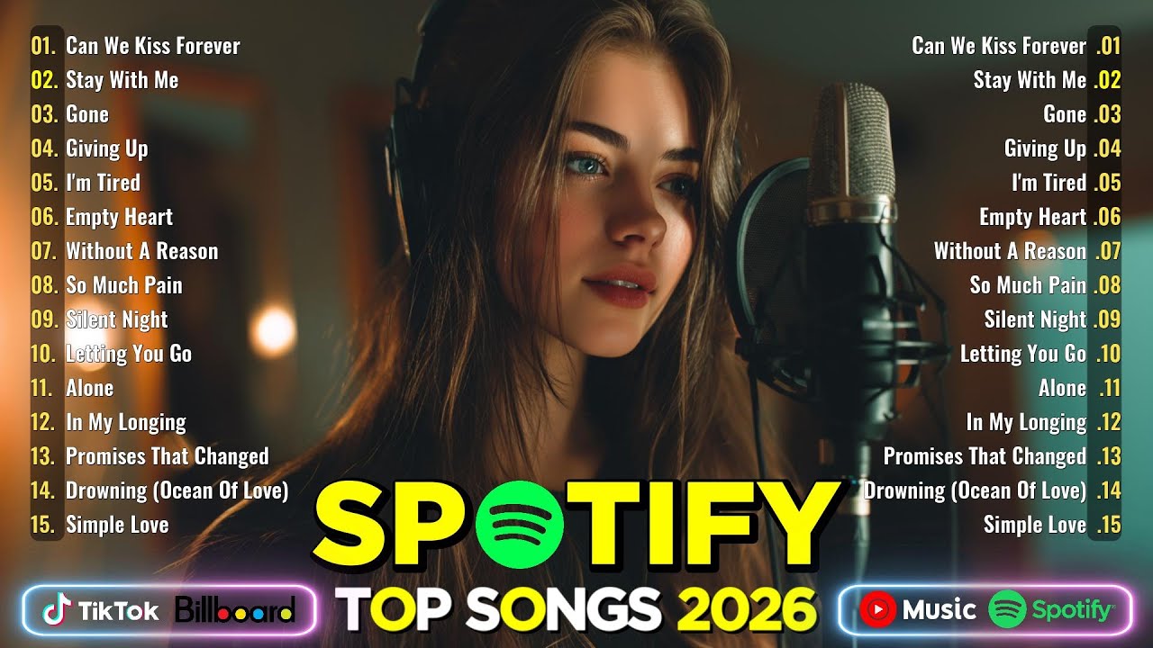 Chill Spotify Playlist 2026 🔥 Top Trending Songs | Olivia Rodrigo, Taylor Swift, Adele, Miley Cyrus
