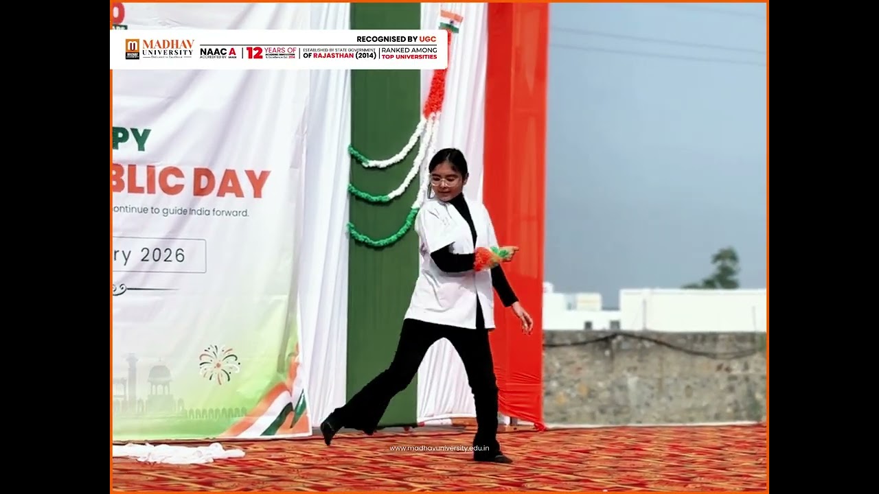 Natisha (BPT Student) Powerful Drama on RG Kar Case | Republic Day | Madhav University