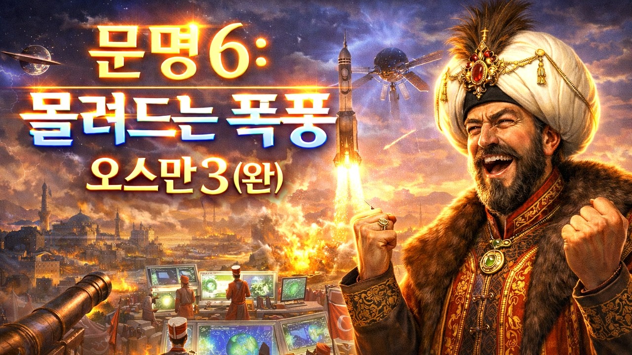 3(완). 자기 합리화지만 승리했잖아 한잔해~ / 문명 6: 몰려드는 폭풍(Sid Meier's Civilization VI: Gathering Storm) 오스만 게임 플레이