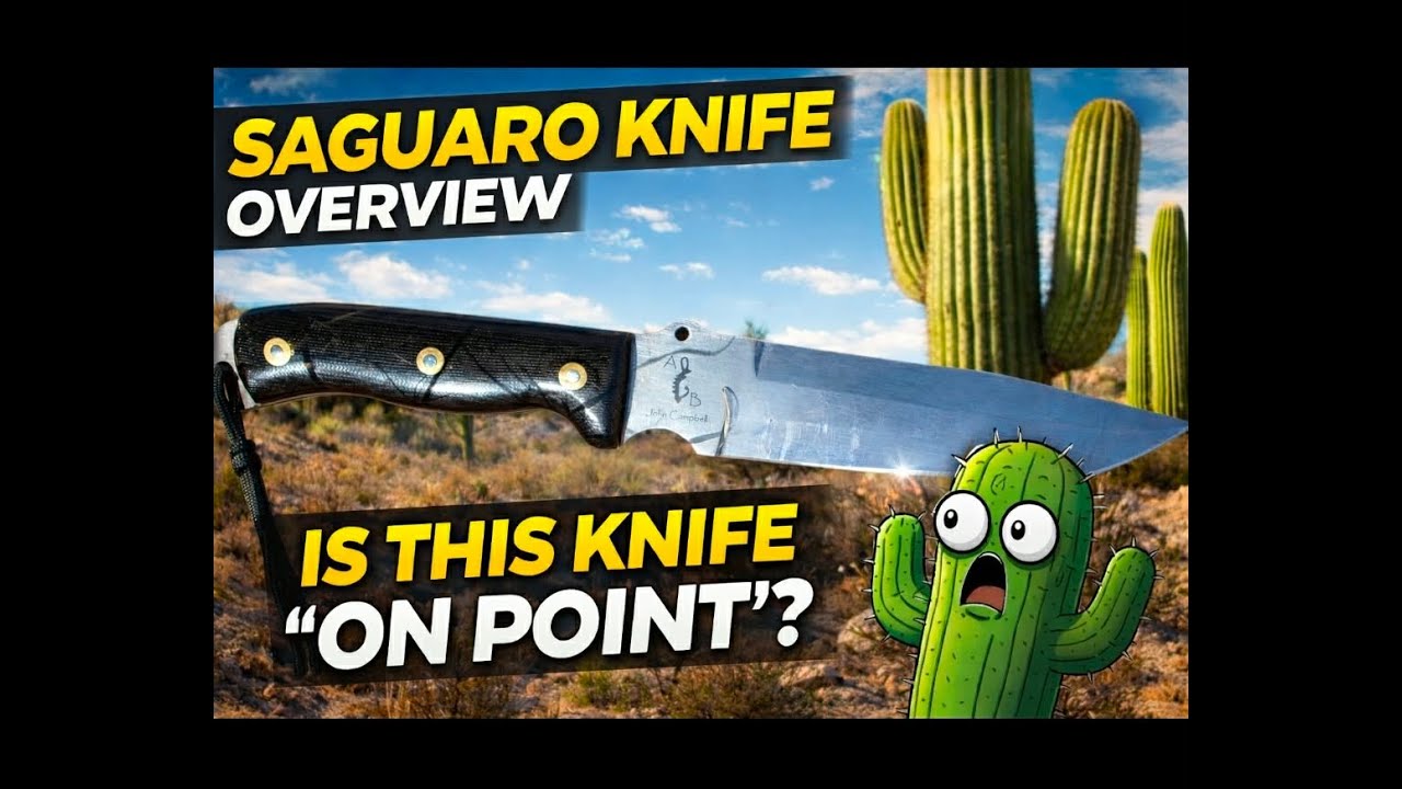 Обзор ножа John Campbell - Saguaro. Один из ножей, которым я владею дольше всего.