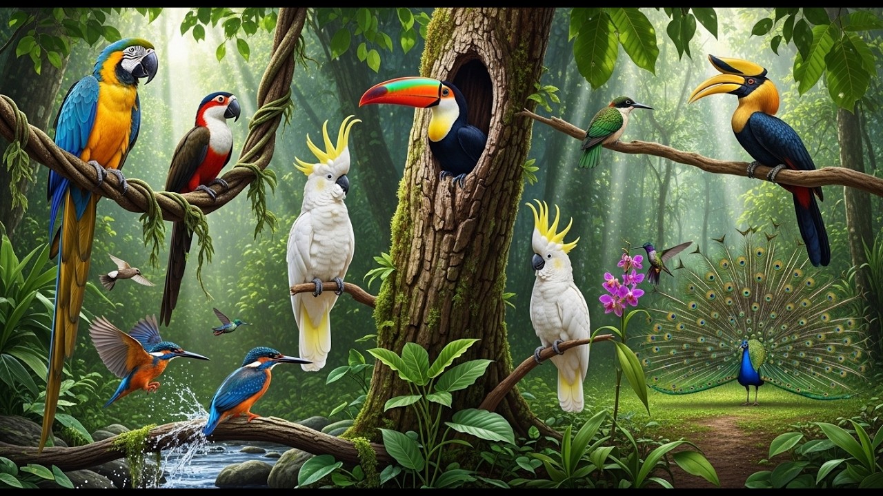 4K Nature Wildlife Journey | Farm, Forest and Ocean Animals