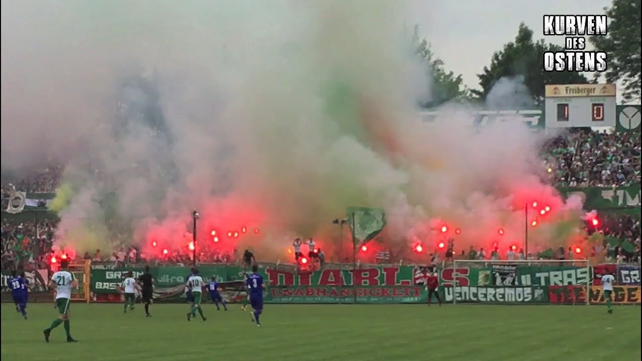 BSG Chemie Leipzig 3:1 Schott Jena 03.06.2017 | Choreo, Pyro & Support