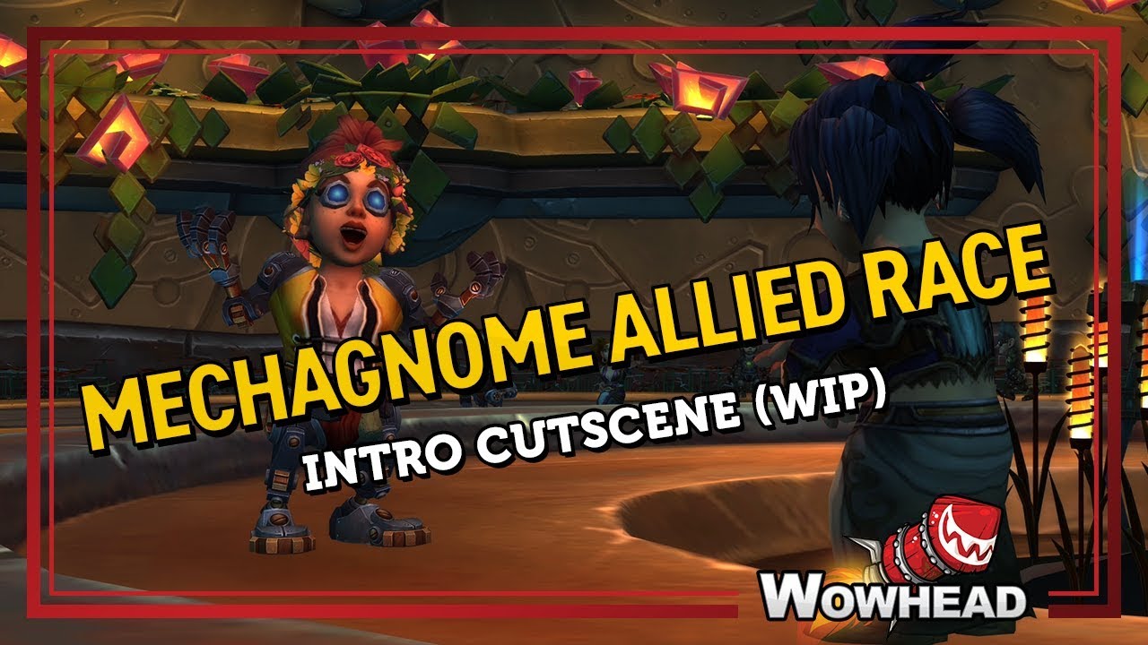 Mechagnome Allied Race Intro Cutscene