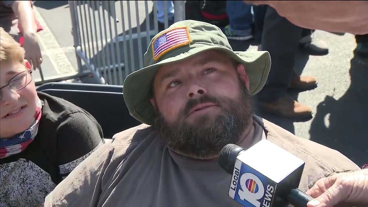 Supporters gather outside BB&T Center ahead of Trump rally
