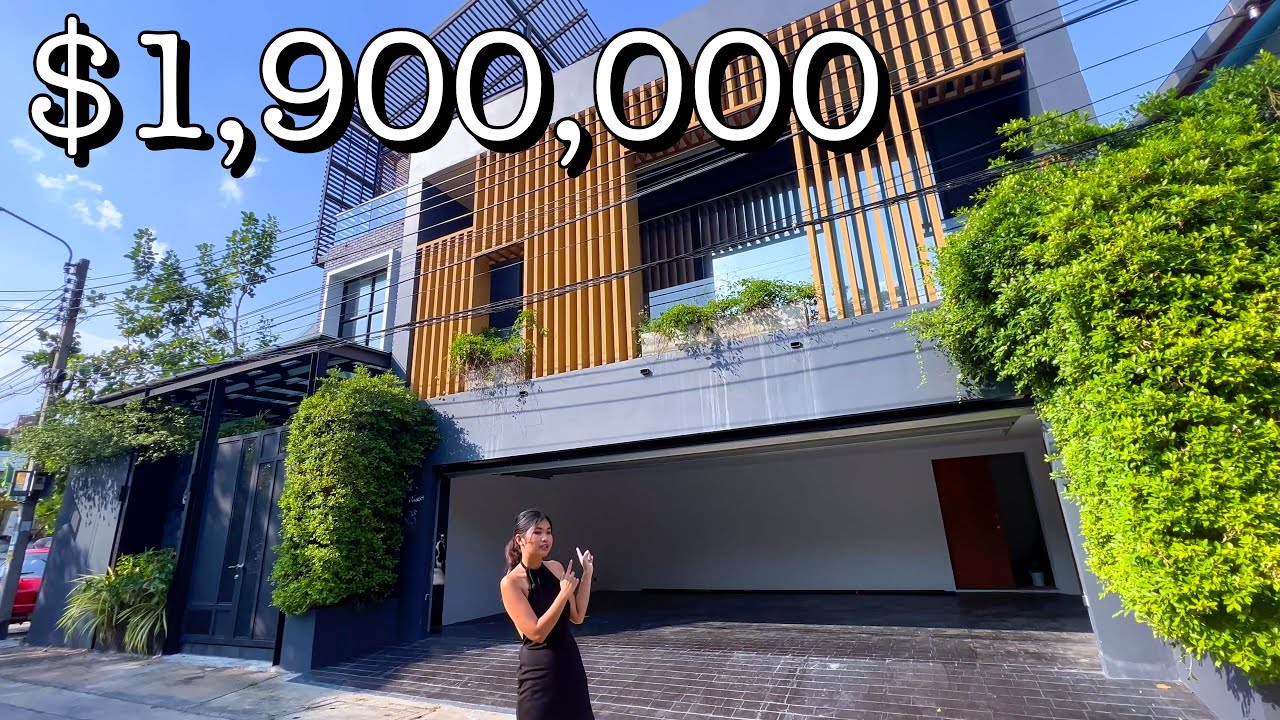 63,900,000 THB ($1,900,000) Futuristic Mansion for Sale in Bangkok, Thailand
