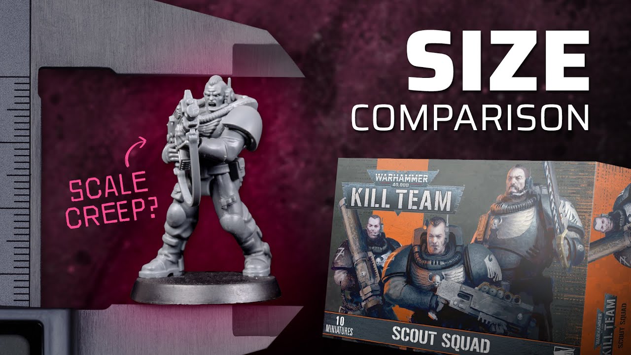 10+ models SCALE COMPARISON: Are Scouts Primaris-size now? 🤔