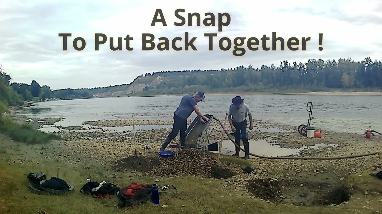 One more day on the North Saskatchewan River searching for Gold!
