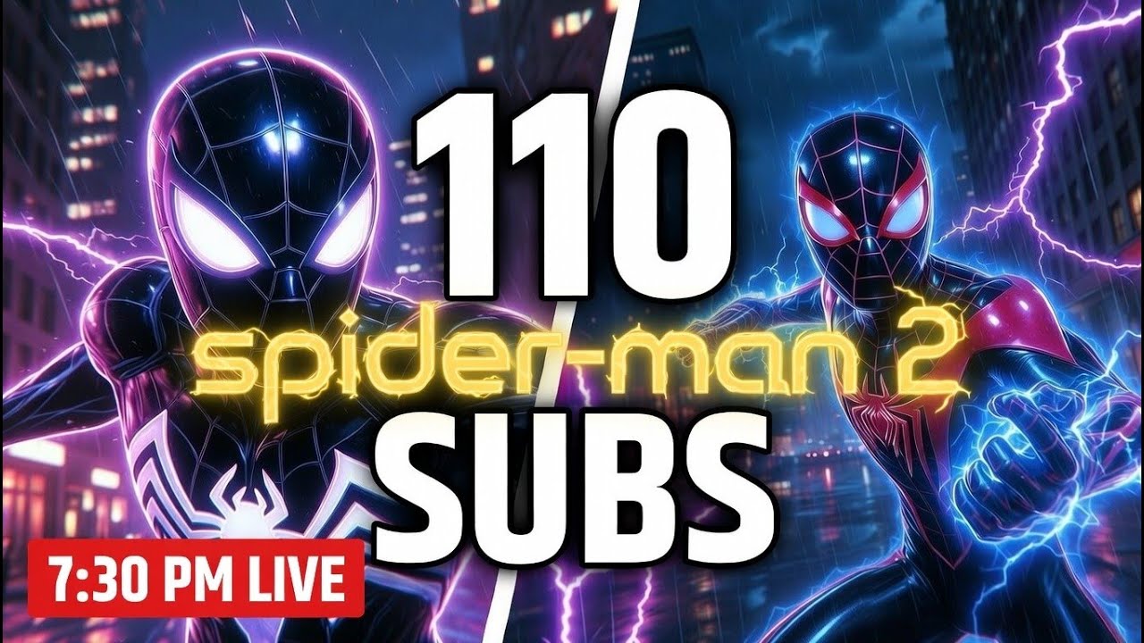 🕷️ THE BIG 110 GOAL! | Spider-Man 2 (Part 3) | EngineX Live 🎉