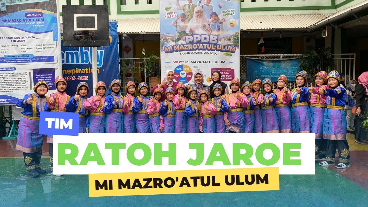 ✨Juara 2 Tim Ratoh Jaroe MI Mazro'atul Ulum 2024