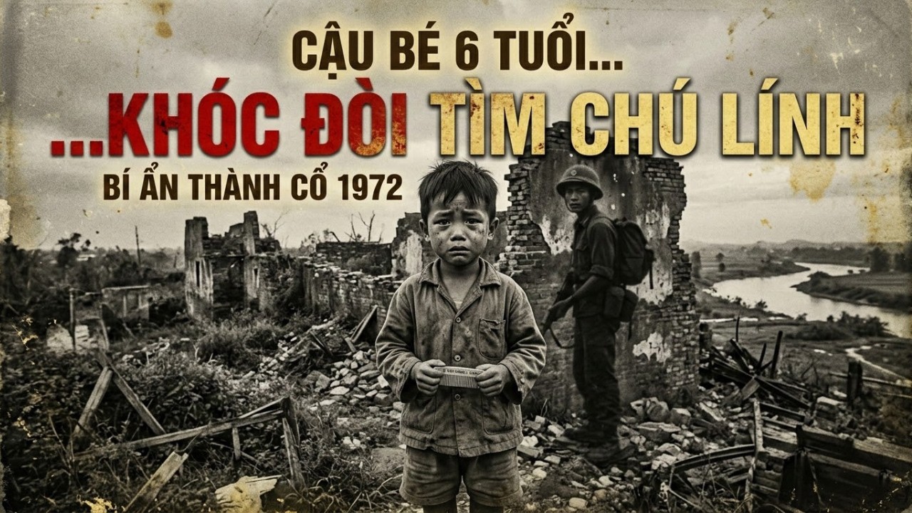Cậu Bé 6 Tuổi Ở Quảng Trị Khóc Đòi Tìm Hài Cốt Tiền Kiếp Tại THÀNH CỔ NĂM 1972