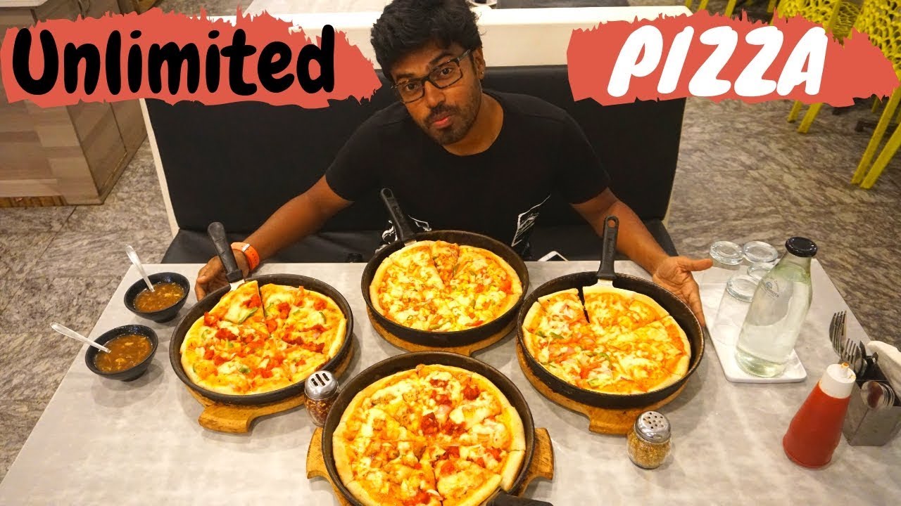 UNLIMITED PIZZA + Salads + Pastas + Icecream For 299 Eatza Pizza Nungambakkam - Ramkannan