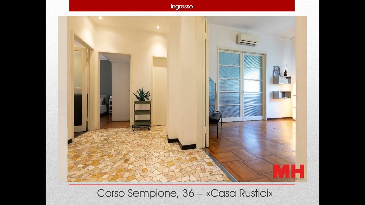 Milano Casa Rustici corso Sempione 36 ottimo e ampio tre locali