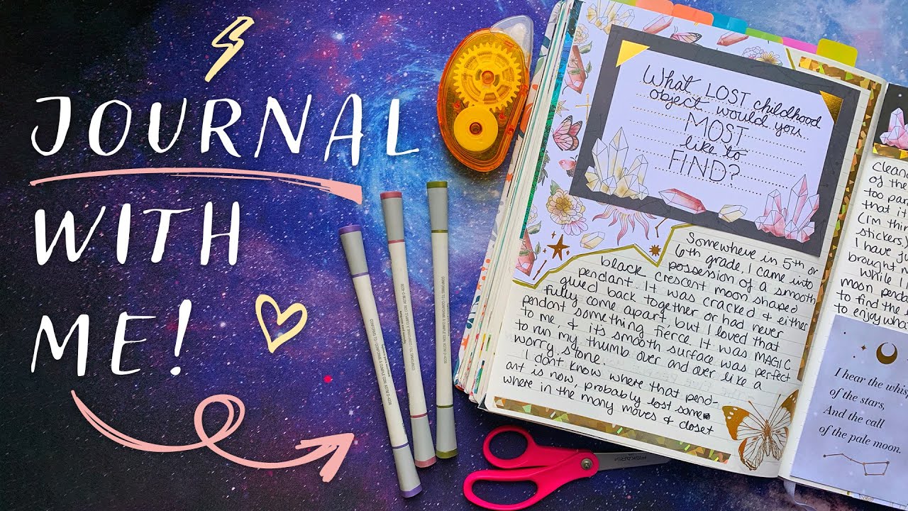 Make a Journal Page With Me! | Calm Vibes ✨📓🌈