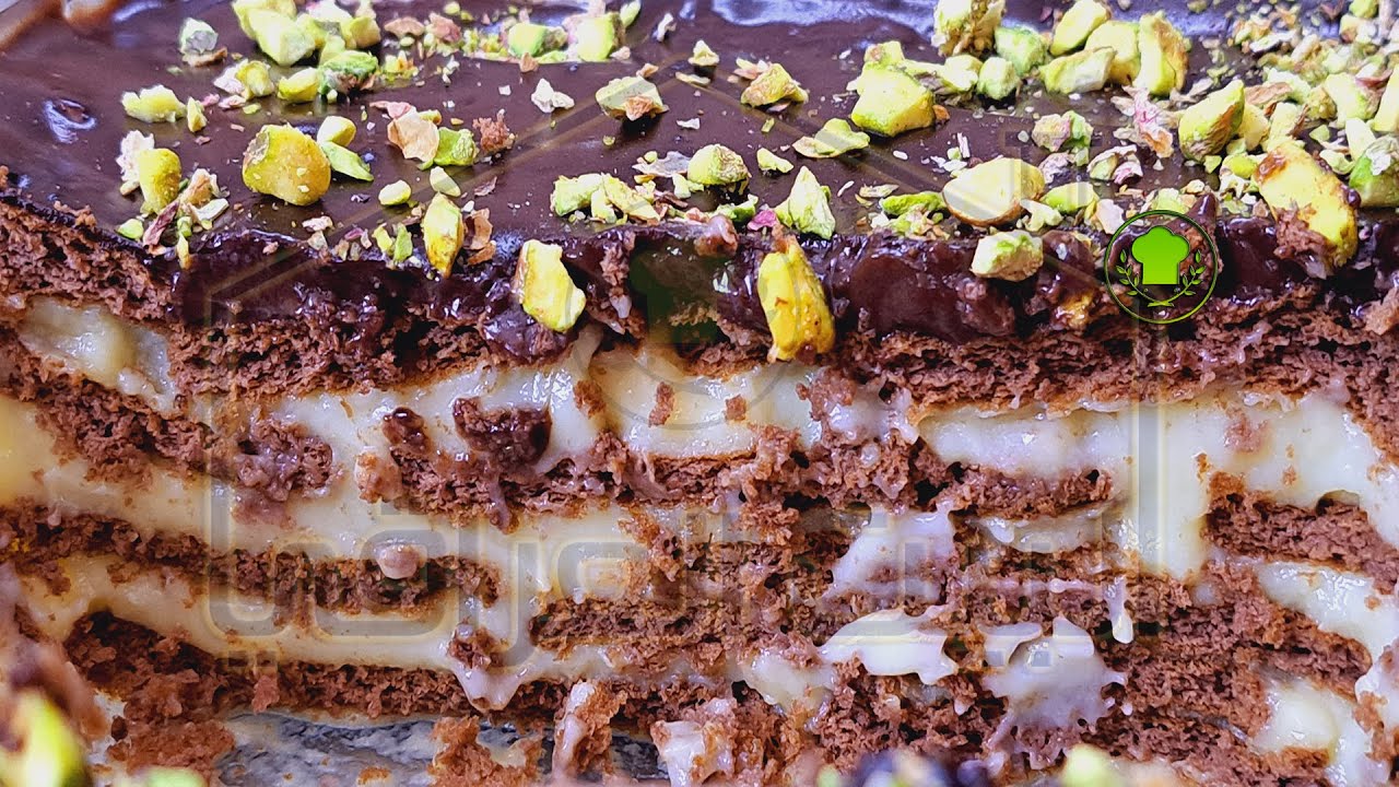 كيك بارد مكونات بسيطة و سريعة