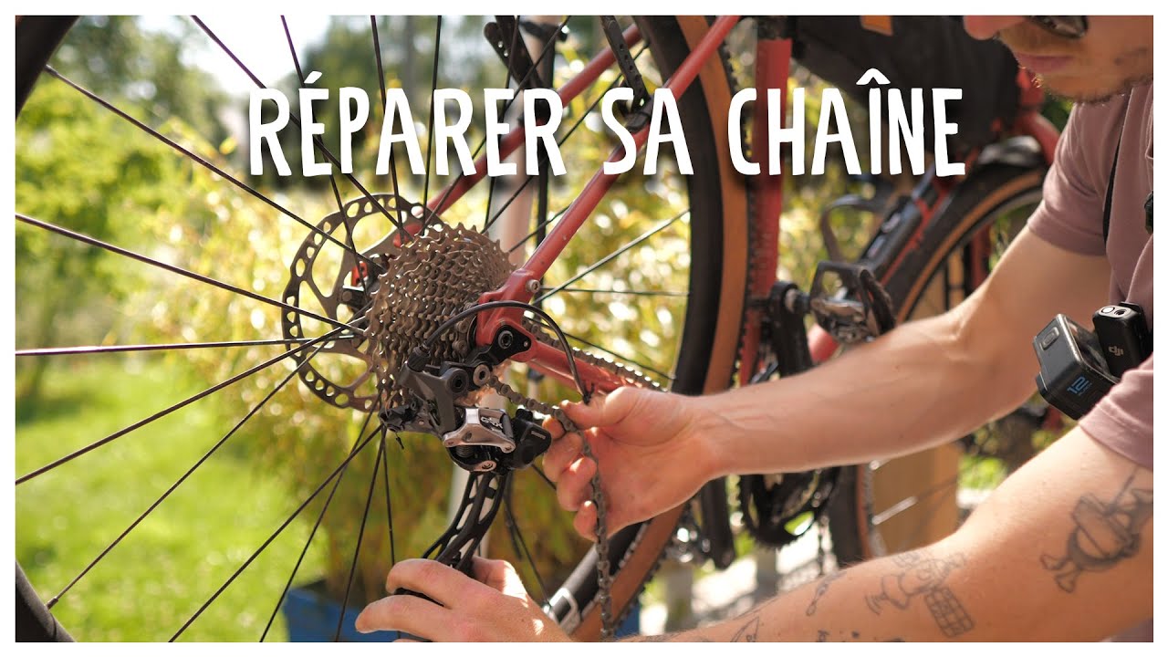 Réparer rapidement sa CHAÎNE DE VÉLO cassée