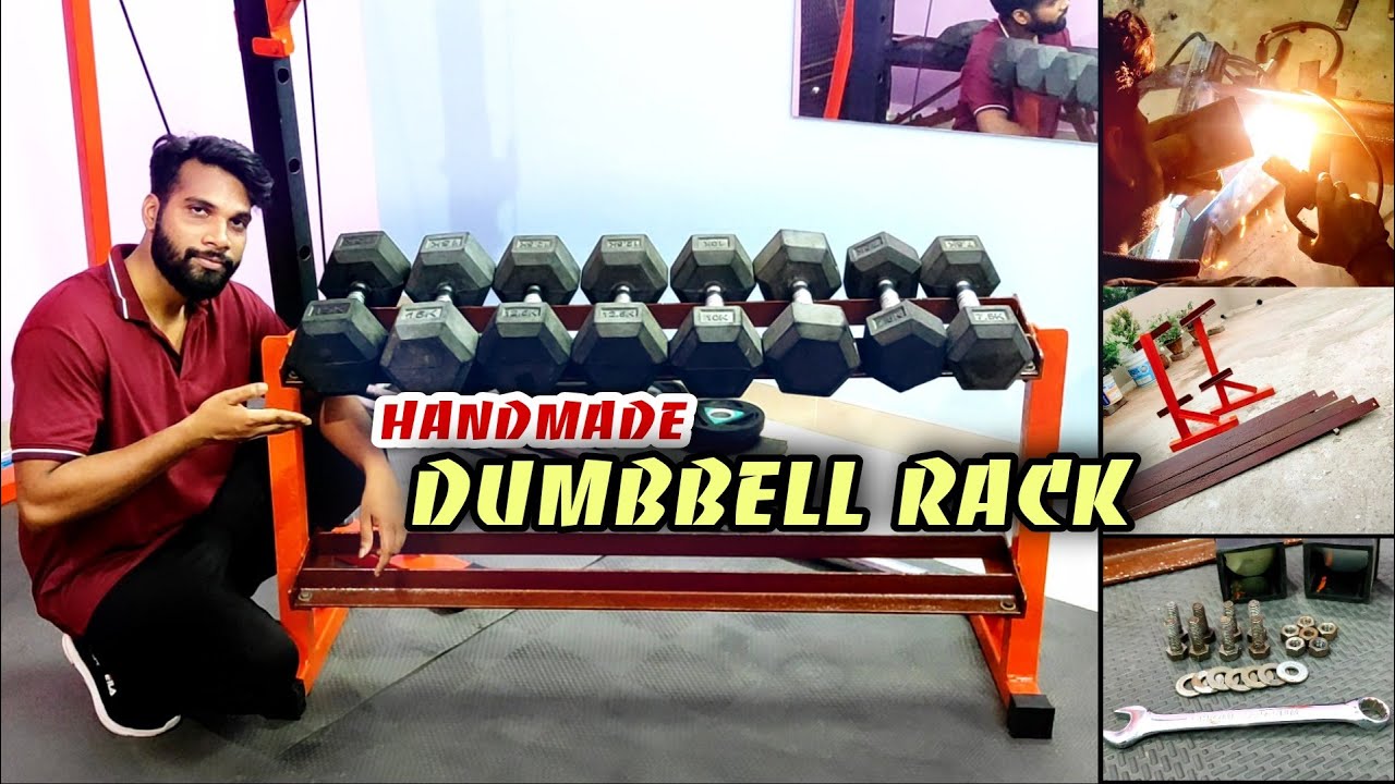 16-DIY Dumbbell Rack || Dumbbell Rack For Home Gym || Health And Fitness