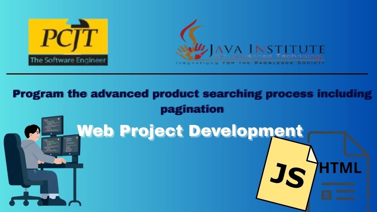 Task 20 : Program the advanced product searching process including pagination