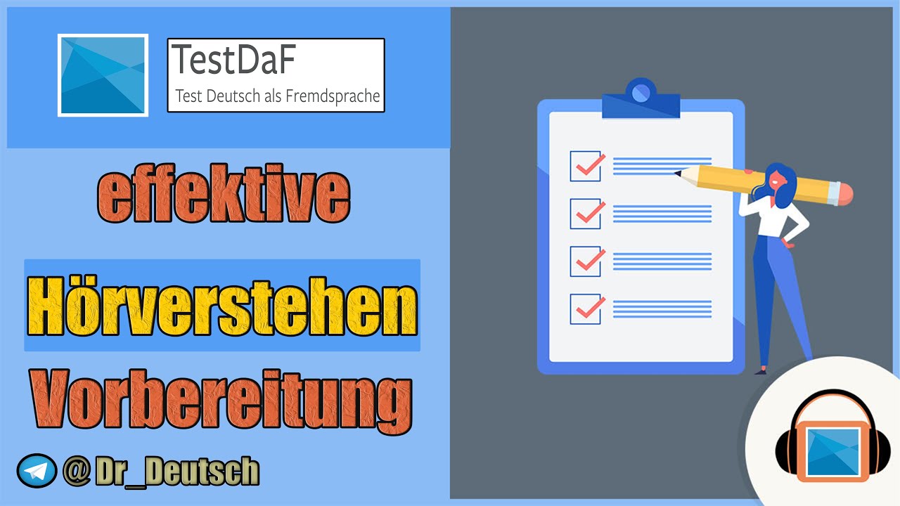TestDaF. Was macht die Vorbereitung aufs HV effektiv