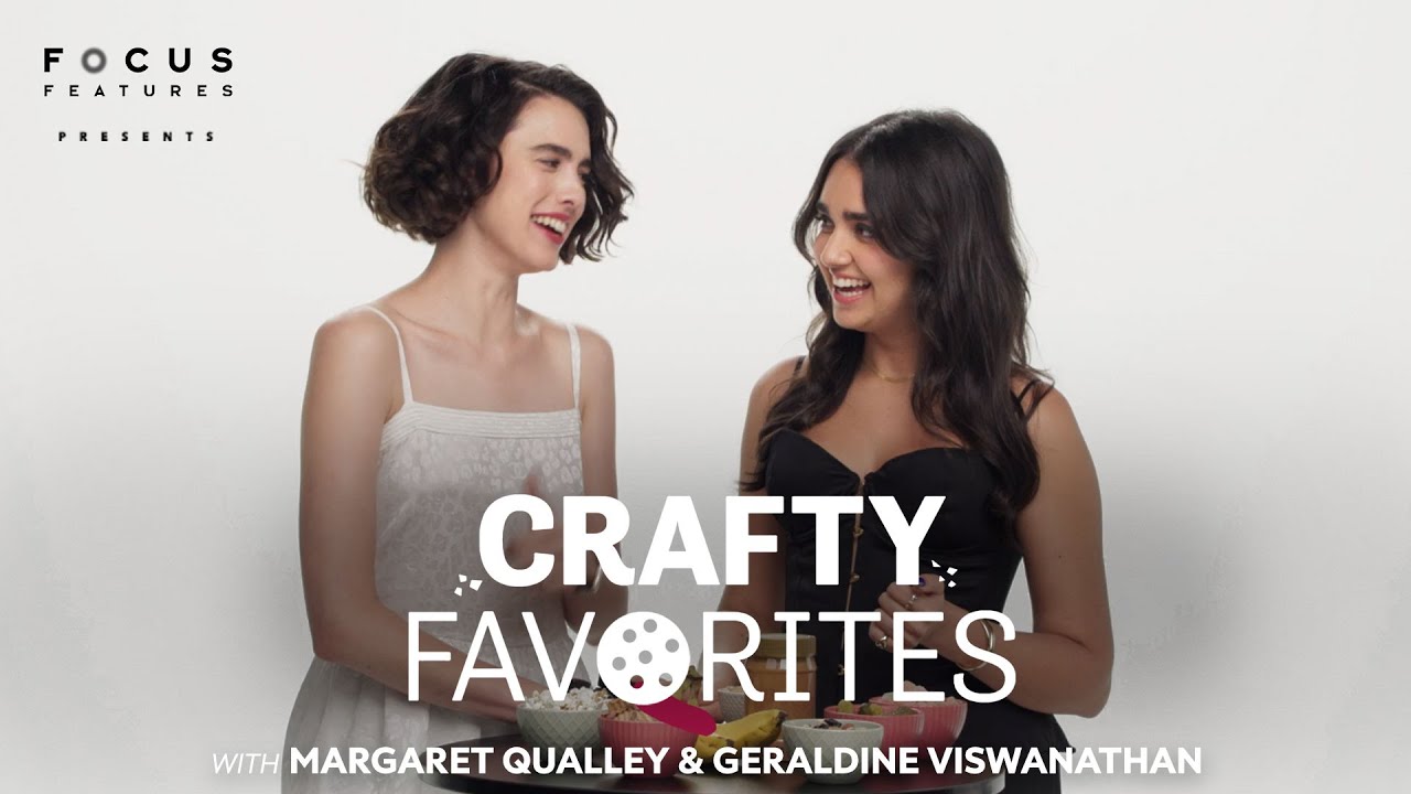 Margaret Qualley & Geraldine Viswanathan Cast of Drive-Away Dolls Chat Snacks | Crafty Favorites