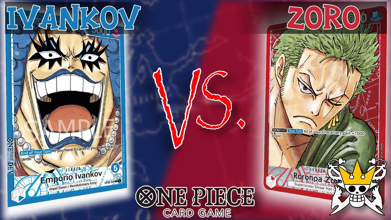 [OP02] Emporio Ivankov VS Roronoa Zoro Gameplay || One Piece Card Game