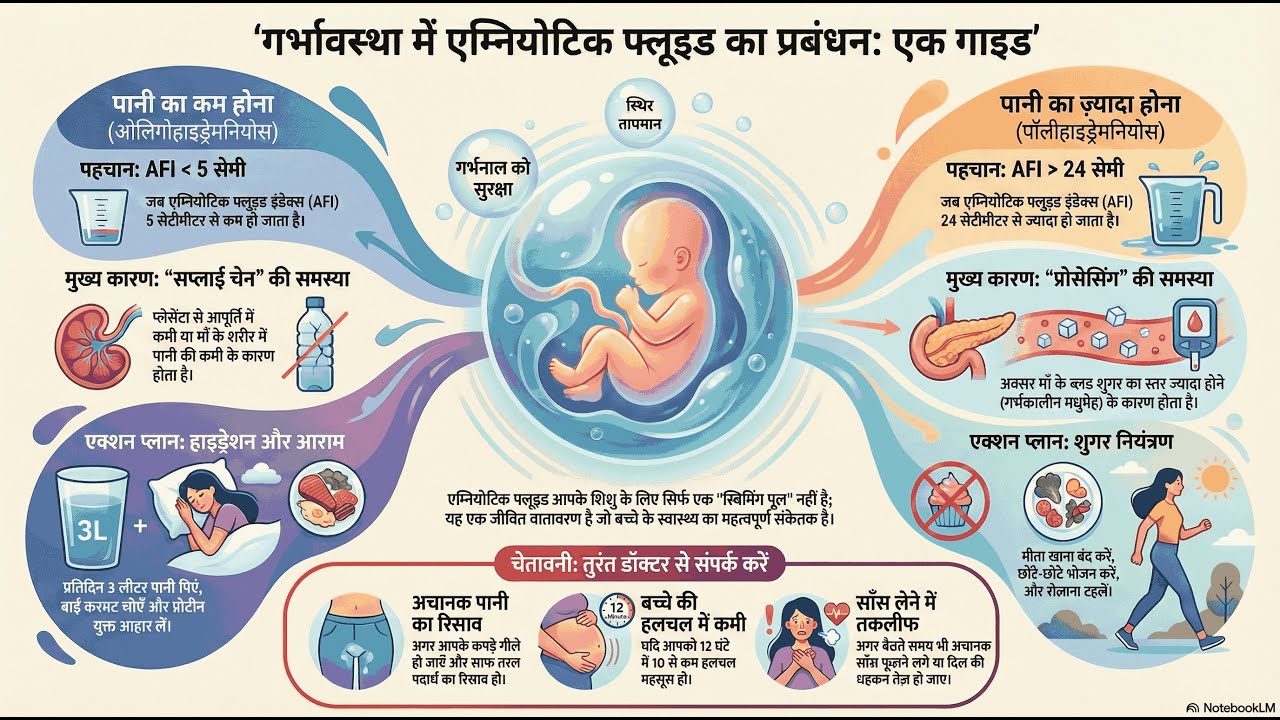 Low Water? | गर्भ में पानी | Amniotic Fluid - Hindi | Pregnancy Advice फीटल एक्वेरियम का प्रबंधन