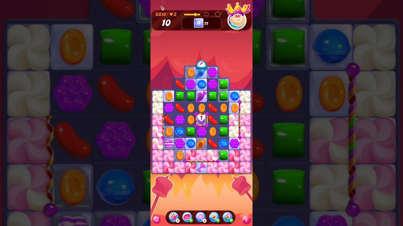 Candy Crush level 8810 failed