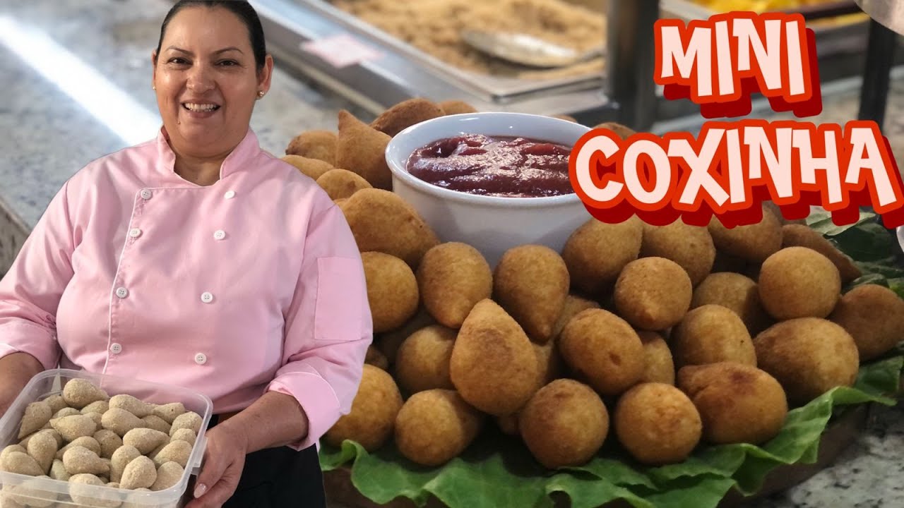 SALGADINHOS DE FESTA / MINI COXINHA